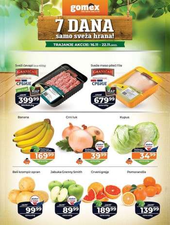 Gomex katalog - 16.11.2022 - 22.11.2022.