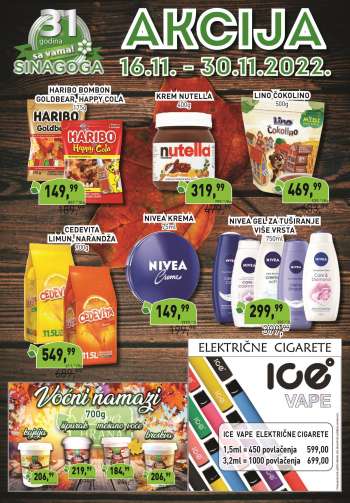 Sinagoga katalog - 16.11.2022 - 30.11.2022.