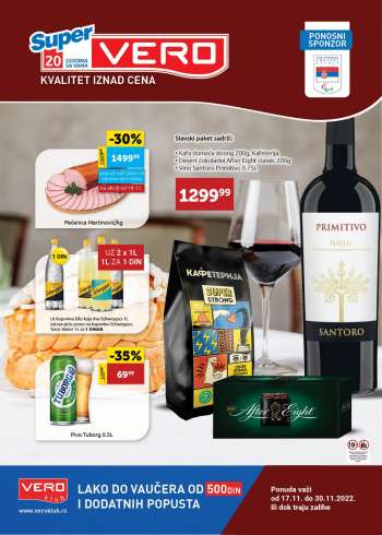SuperVERO katalog - 17.11.2022 - 30.11.2022.