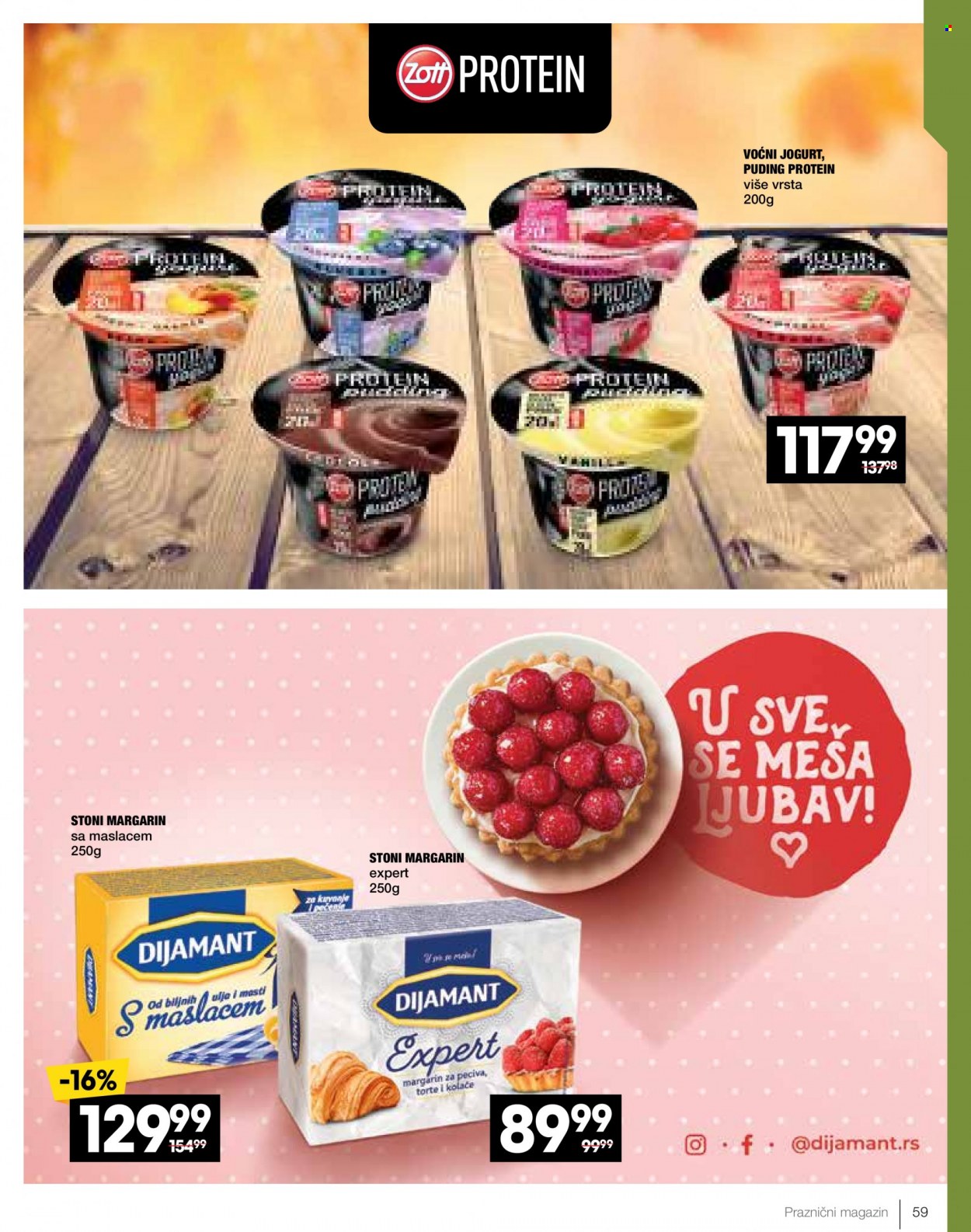 thumbnail - Idea katalog - 21.11.2022 - 11.12.2022 - Proizvodi na akciji - jogurt, puding, voćni jogurt, margarin. Stranica 59.