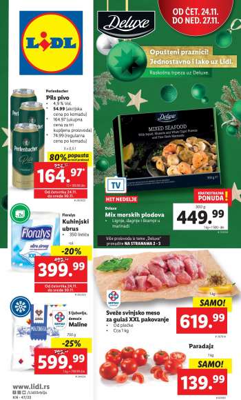 Lidl katalog - 24.11.2022 - 30.11.2022.