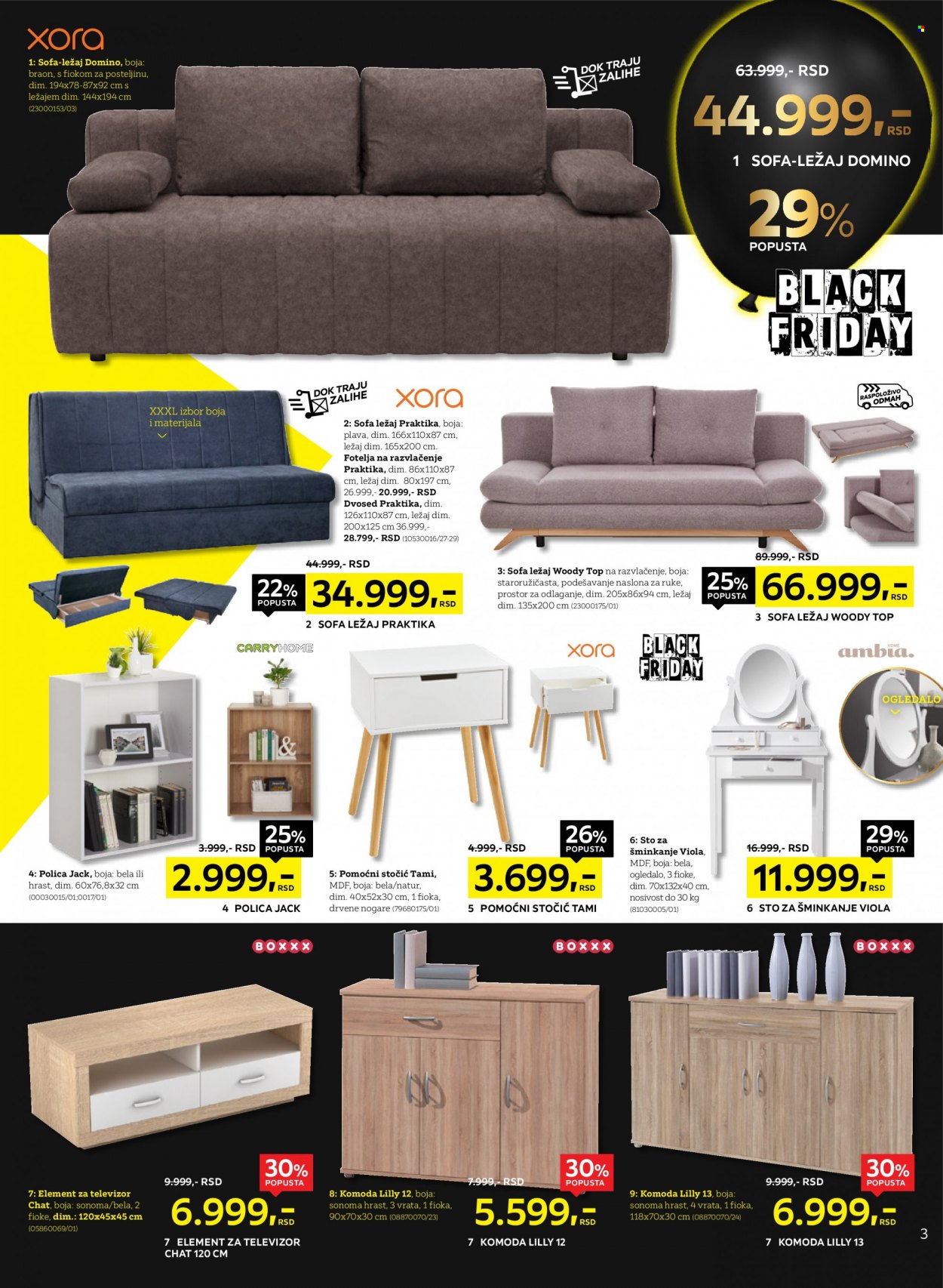 Lesnina XXXL katalog - 21.11.2022 - 27.11.2022. Stranica 3