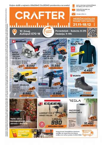Crafter katalog - 21.11.2022 - 18.12.2022.