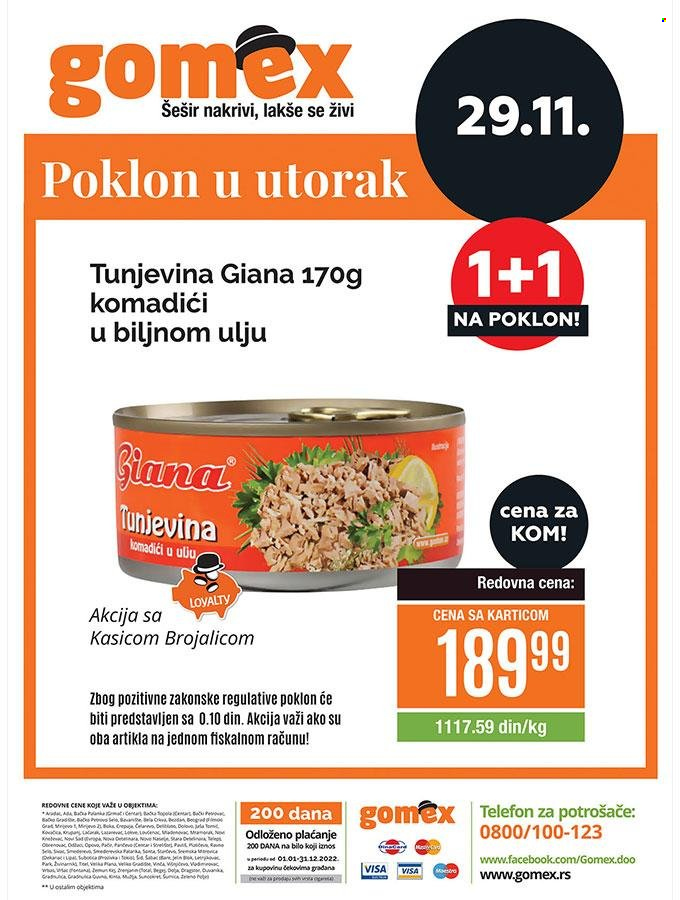 Gomex katalog - 29.11.2022 - 29.11.2022. Stranica 1