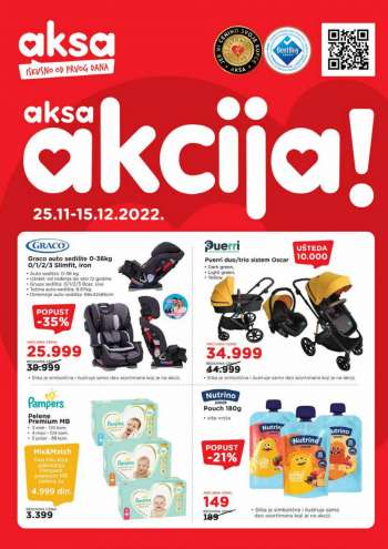 Aksa katalog - 25.11.2022 - 15.12.2022.