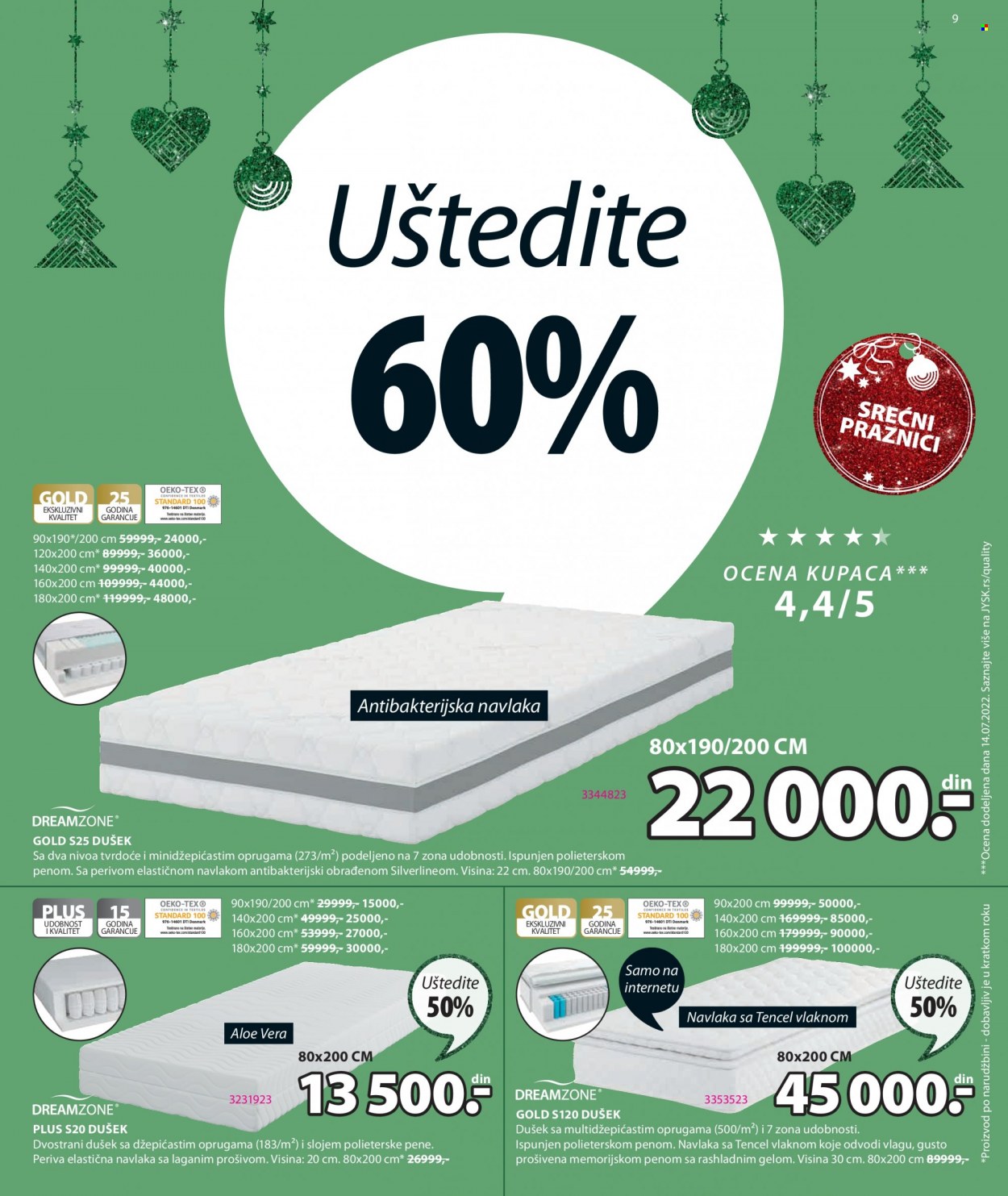 JYSK katalog - 28.11.2022 - 14.12.2022. Stranica 9