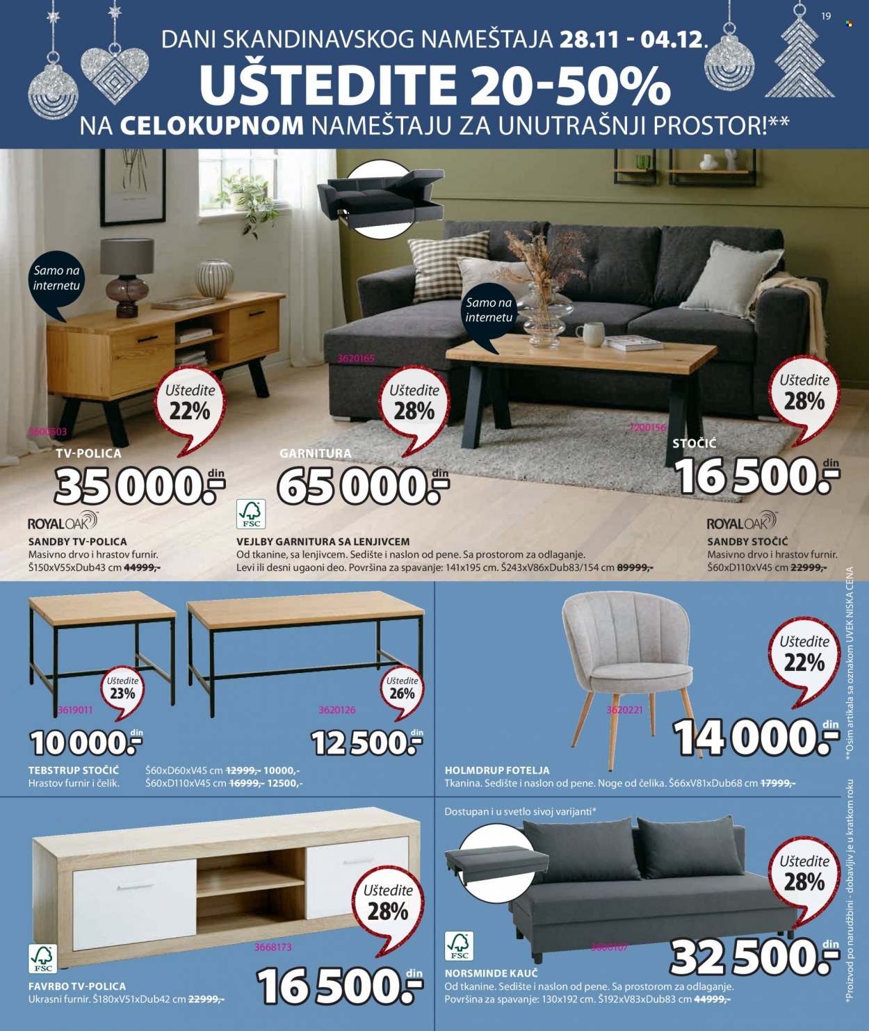 JYSK katalog - 28.11.2022 - 14.12.2022. Stranica 19