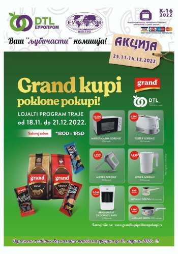 Europrom katalog - 25.11.2022 - 14.12.2022.