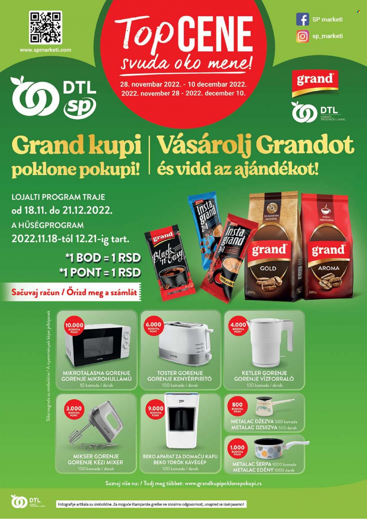 Senta Promet katalog - 28.11.2022 - 10.12.2022. Stranica 1