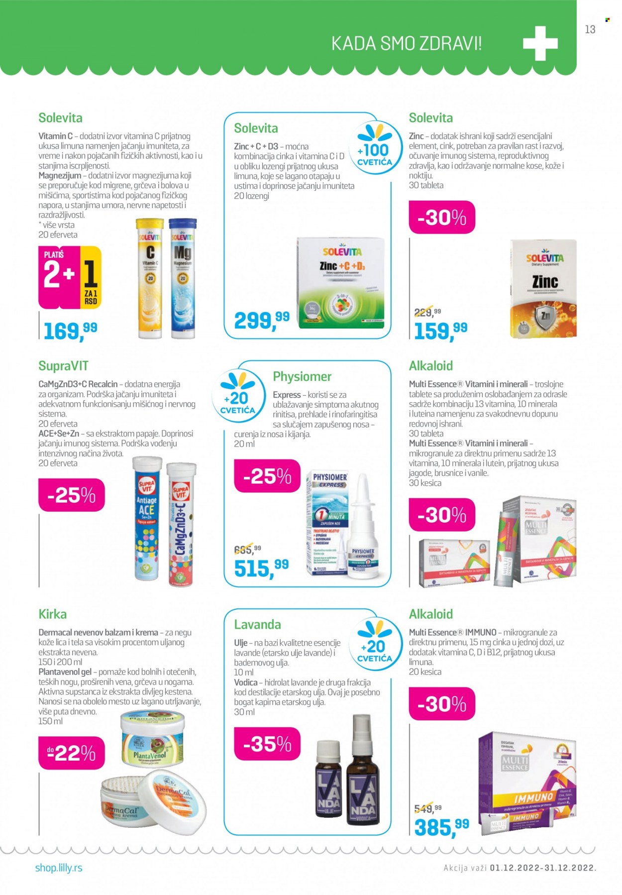 Lilly Drogerie katalog - 01.12.2022 - 31.12.2022. Stranica 13