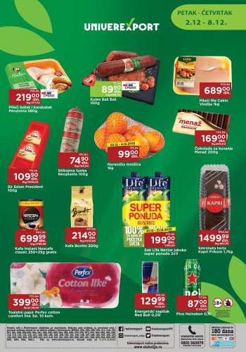Univerexport katalog - 02.12.2022 - 08.12.2022.