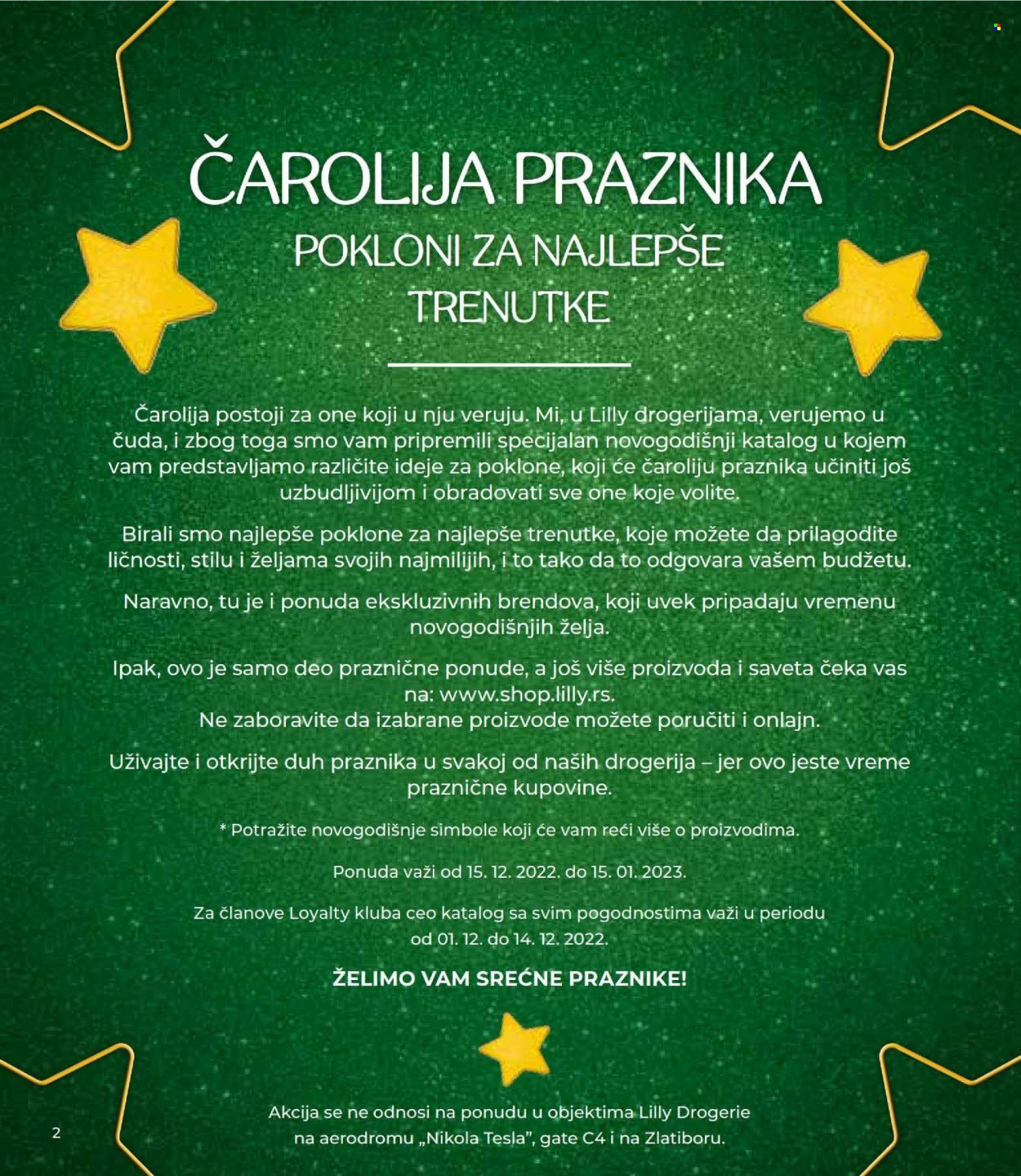 Lilly Drogerie katalog - 01.12.2022 - 15.01.2023. Stranica 2