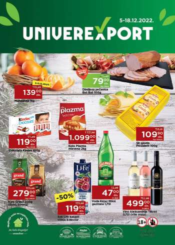 Univerexport katalog - 05.12.2022 - 18.12.2022.