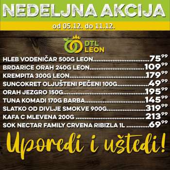 Leon Diskont katalog - 05.12.2022 - 11.12.2022.