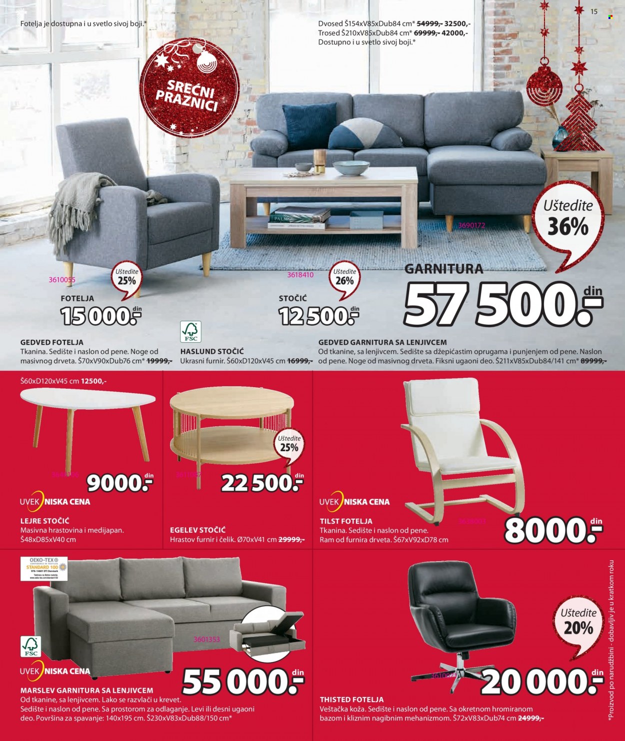 JYSK katalog - 08.12.2022 - 21.12.2022. Stranica 15