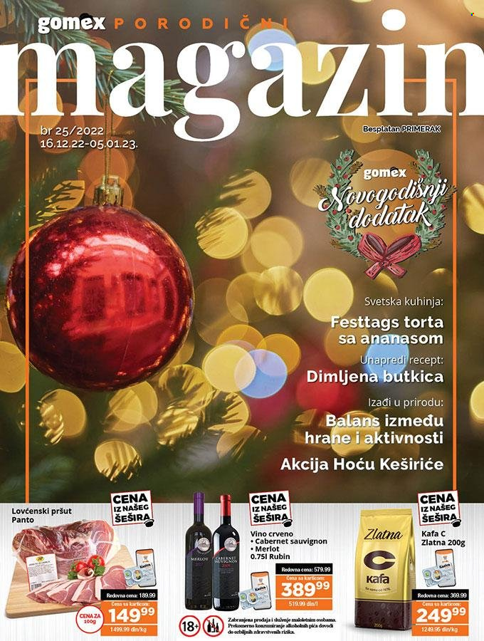 Gomex katalog - 16.12.2022 - 05.01.2023. Stranica 1
