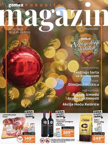 Gomex katalog - 16.12.2022 - 05.01.2023.