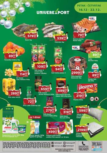 Univerexport katalog - 16.12.2022 - 22.12.2022.