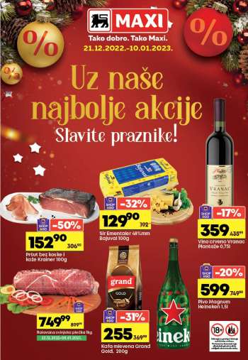Maxi katalog - 21.12.2022 - 10.01.2023.