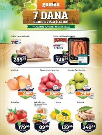 Gomex katalog - 21.12.2022 - 27.12.2022.