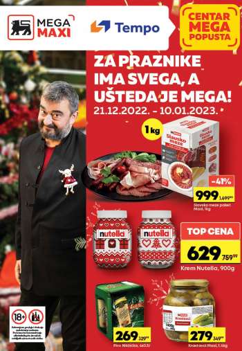 Mega Maxi katalog - 21.12.2022 - 10.01.2023.