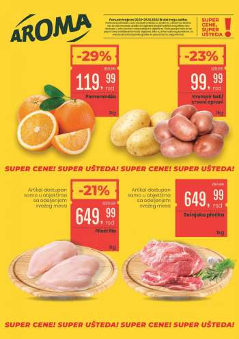 Aroma Market katalog - 22.12.2022 - 25.12.2022.