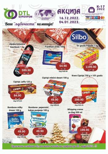 Europrom katalog - 16.12.2022 - 04.01.2023.