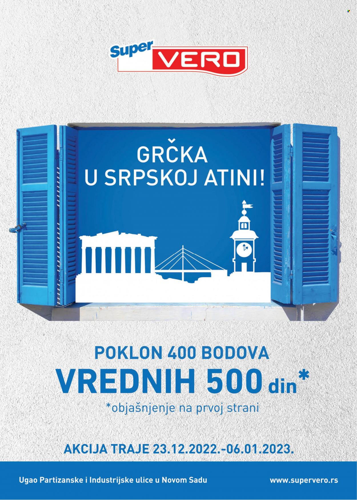 SuperVERO katalog - 23.12.2022 - 06.01.2023. Stranica 1