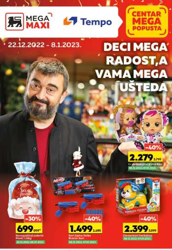 Mega Maxi katalog - 22.12.2022 - 08.01.2023.
