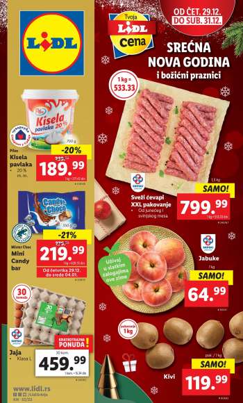 Lidl katalog - 29.12.2022 - 04.01.2023.