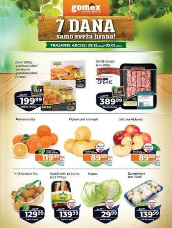 Gomex katalog - 28.12.2022 - 03.01.2023.