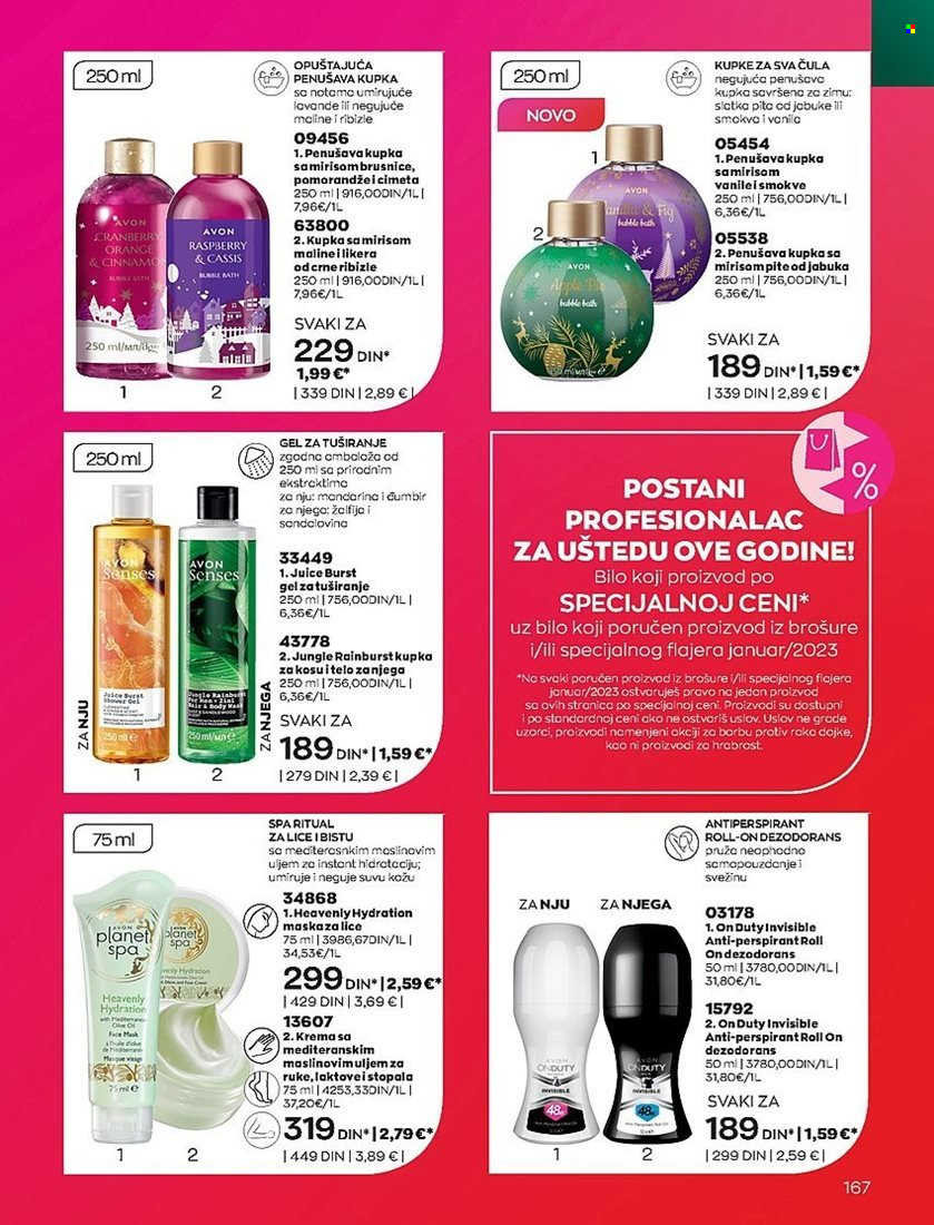 Avon katalog - 28.12.2022 - 31.01.2023. Stranica 167