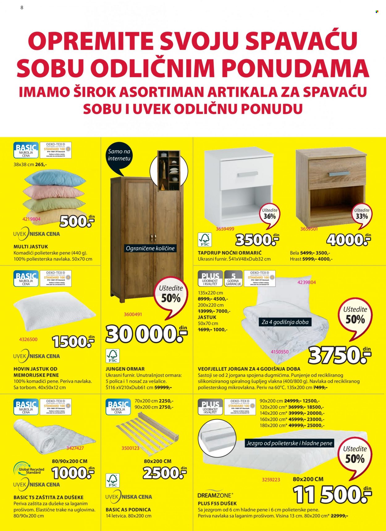 JYSK katalog - 29.12.2022 - 11.01.2023. Stranica 8