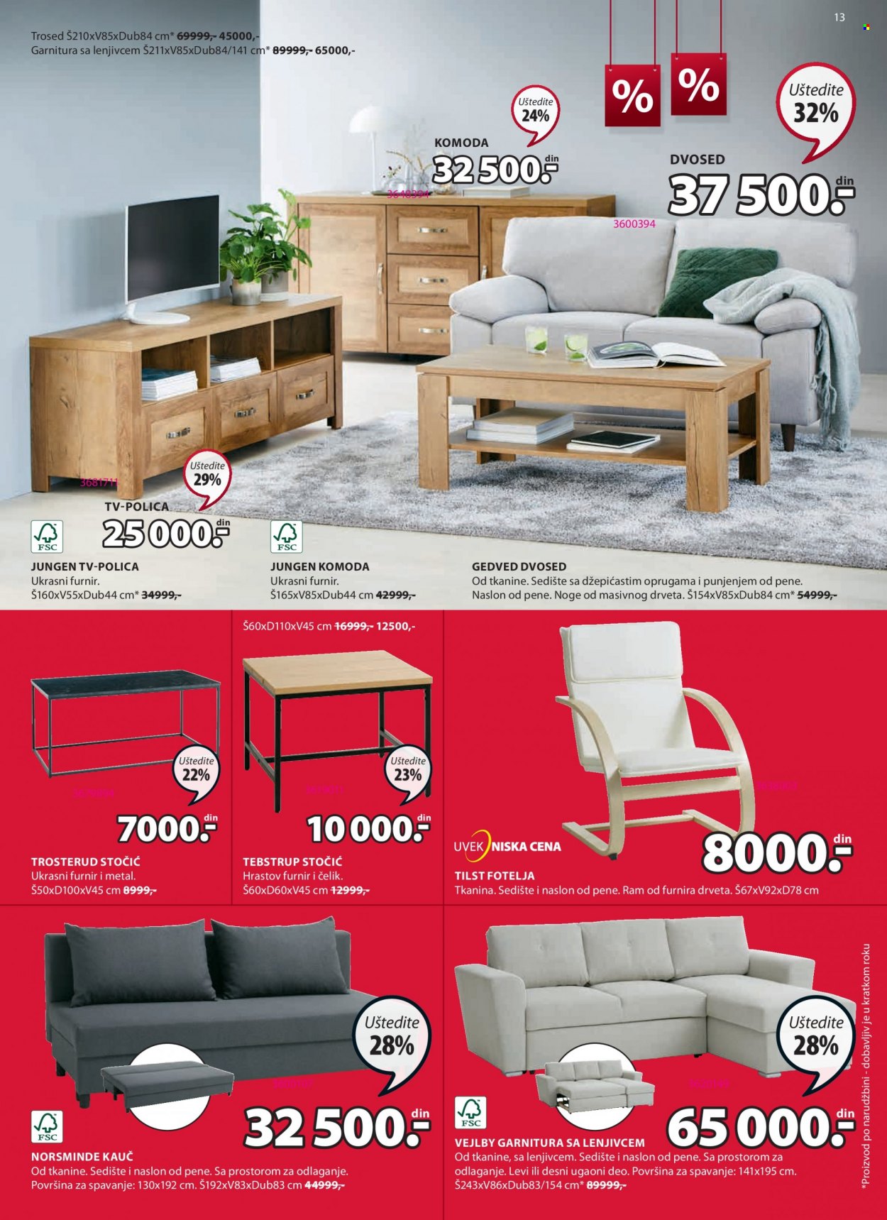 JYSK katalog - 29.12.2022 - 11.01.2023. Stranica 13