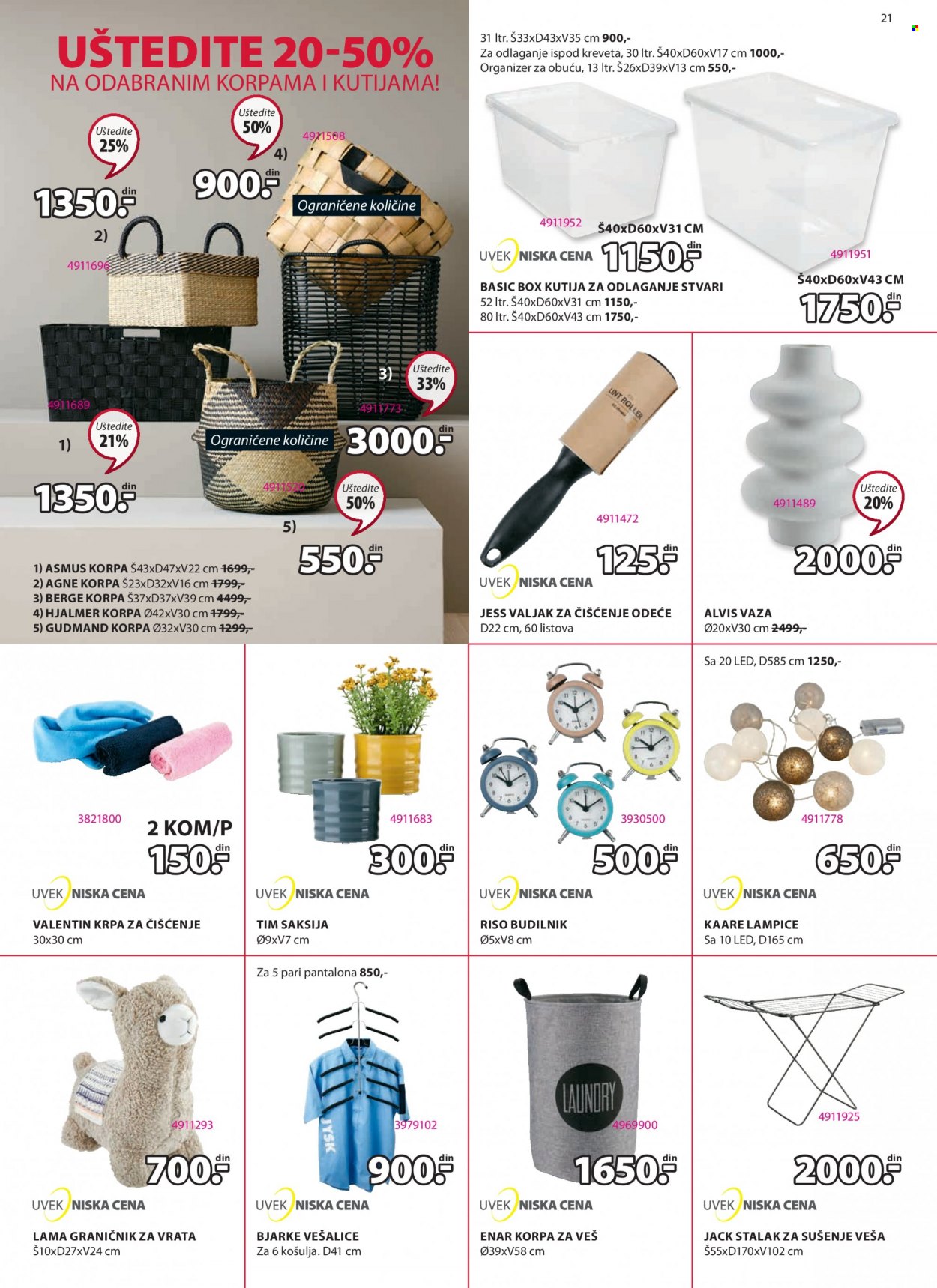 JYSK katalog - 29.12.2022 - 11.01.2023. Stranica 21