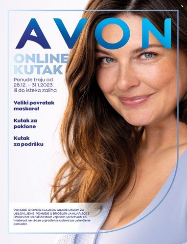 Avon katalog - 28.12.2022 - 31.01.2023. Stranica 1
