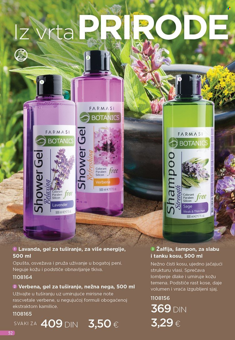 thumbnail - Farmasi katalog - 01.01.2023 - 31.01.2023 - Proizvodi na akciji - gel za tuširanje, šampon. Stranica 52.