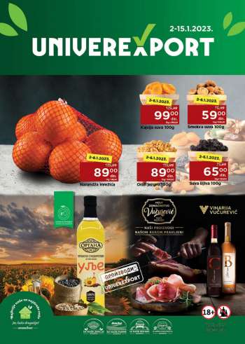 Univerexport katalog - 02.01.2023 - 15.01.2023.