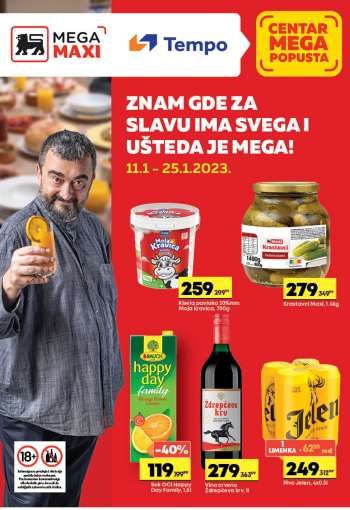 Mega Maxi katalog - 11.01.2023 - 25.01.2023.