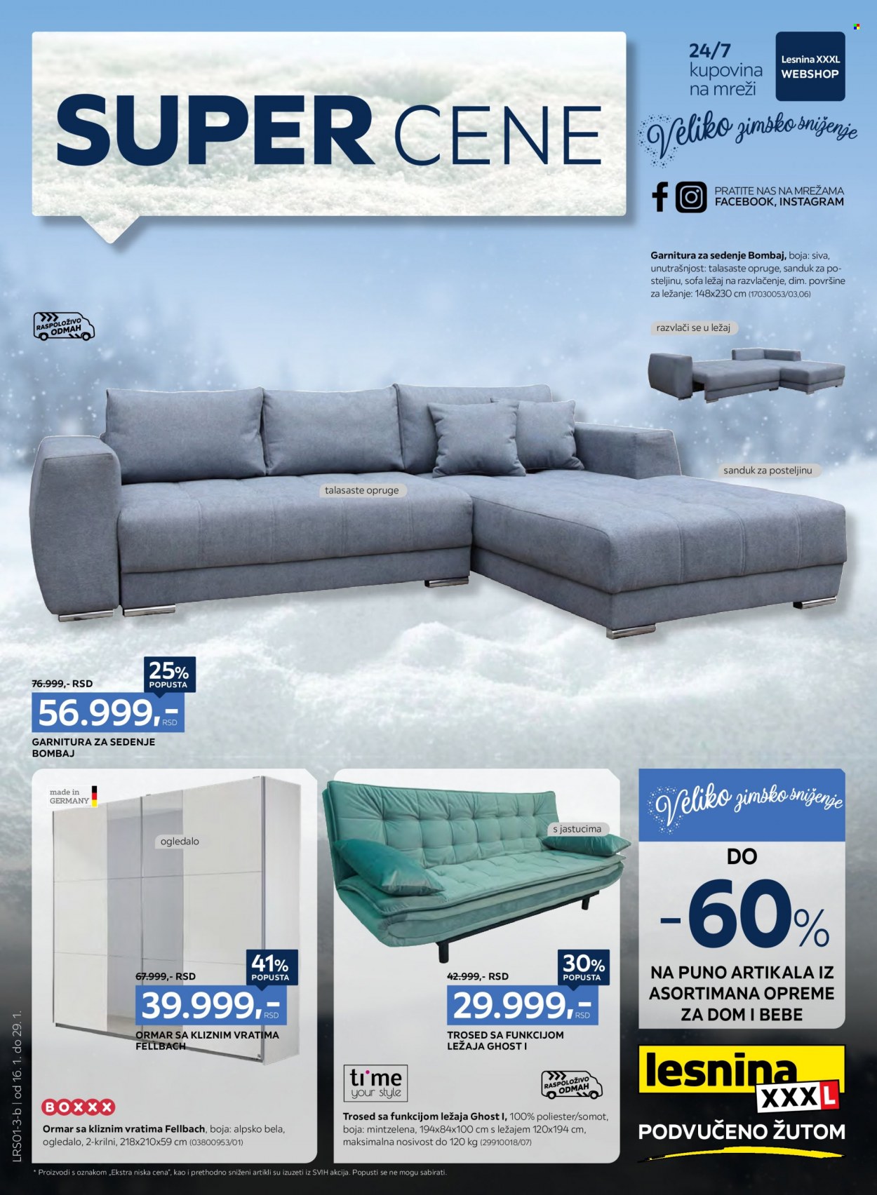 Lesnina XXXL katalog - 16.01.2023 - 29.01.2023. Stranica 1
