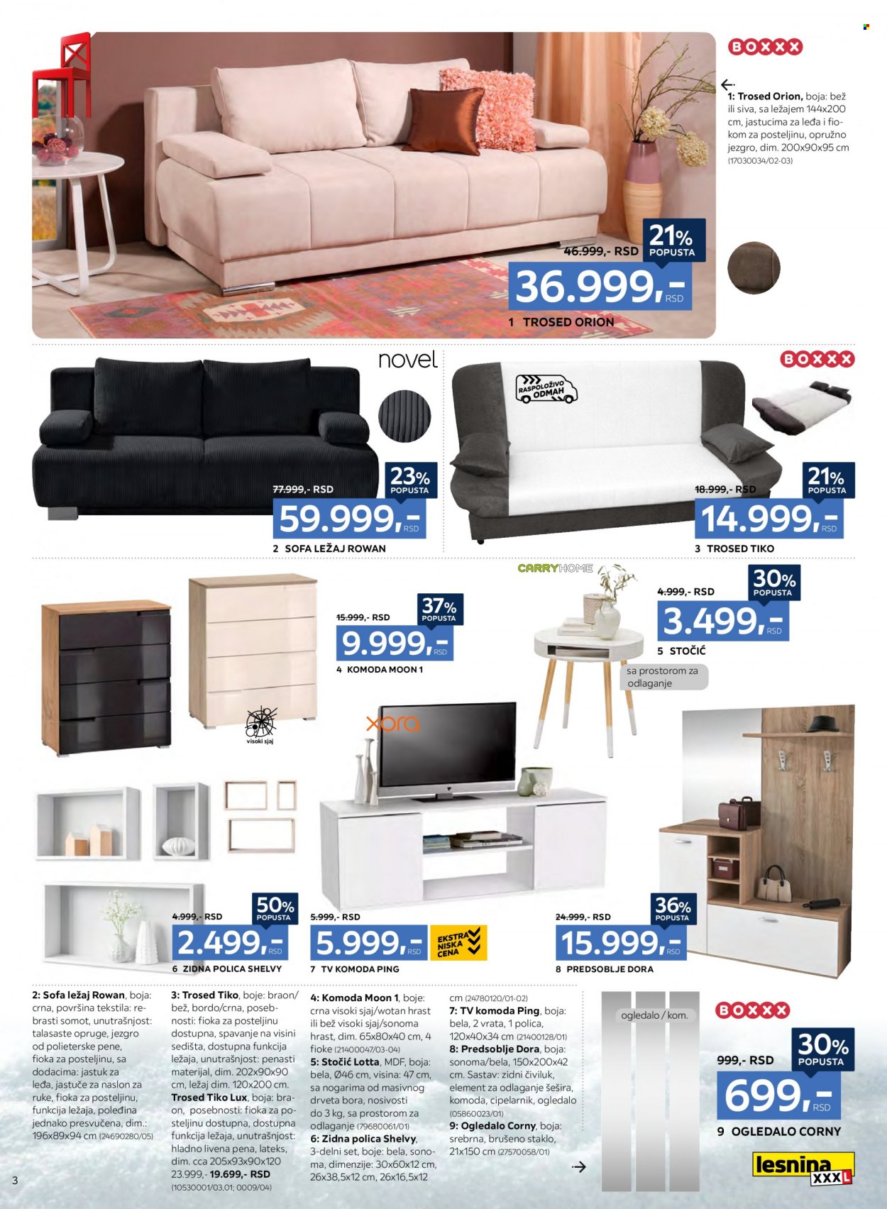 Lesnina XXXL katalog - 16.01.2023 - 29.01.2023. Stranica 3