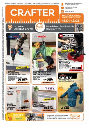 Crafter katalog - 16.01.2023 - 12.02.2023.