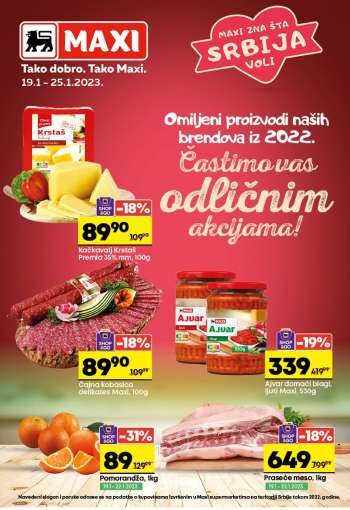 Maxi katalog - 19.01.2023 - 25.01.2023.