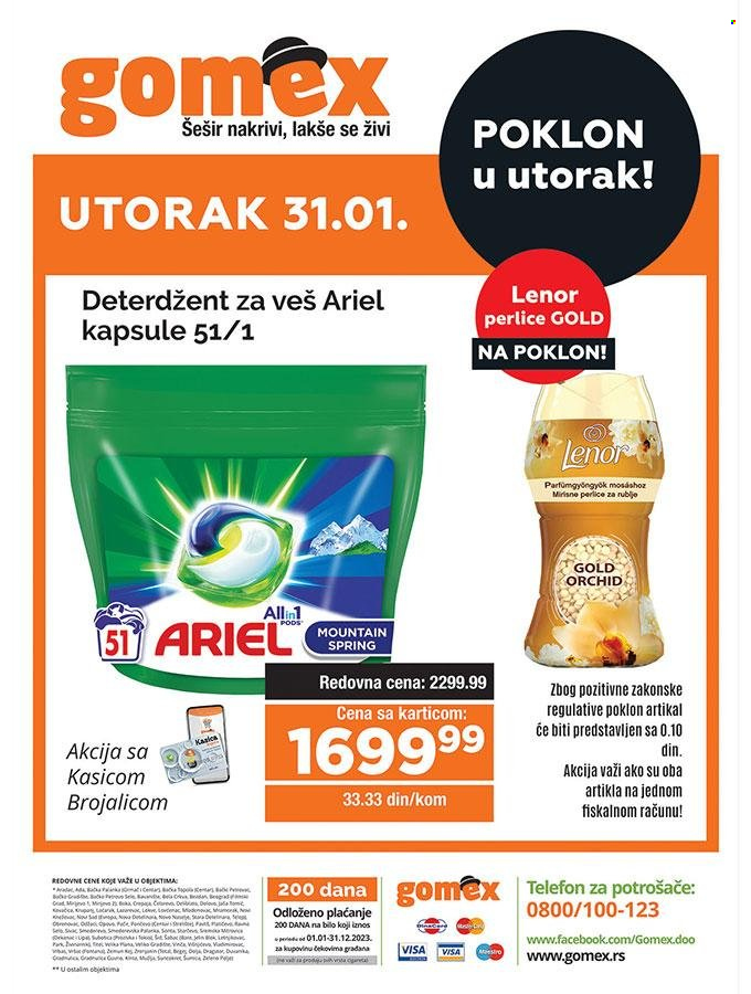 Gomex katalog - 31.01.2023 - 31.01.2023. Stranica 1