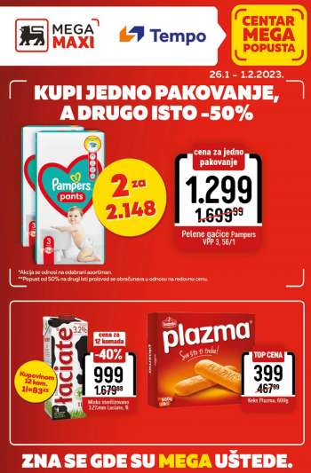 Mega Maxi katalog - 26.01.2023 - 01.02.2023.