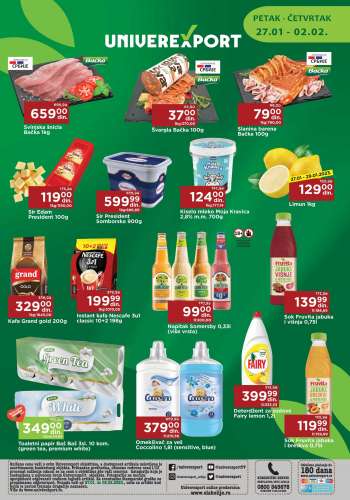 Univerexport katalog - 27.01.2023 - 02.02.2023.