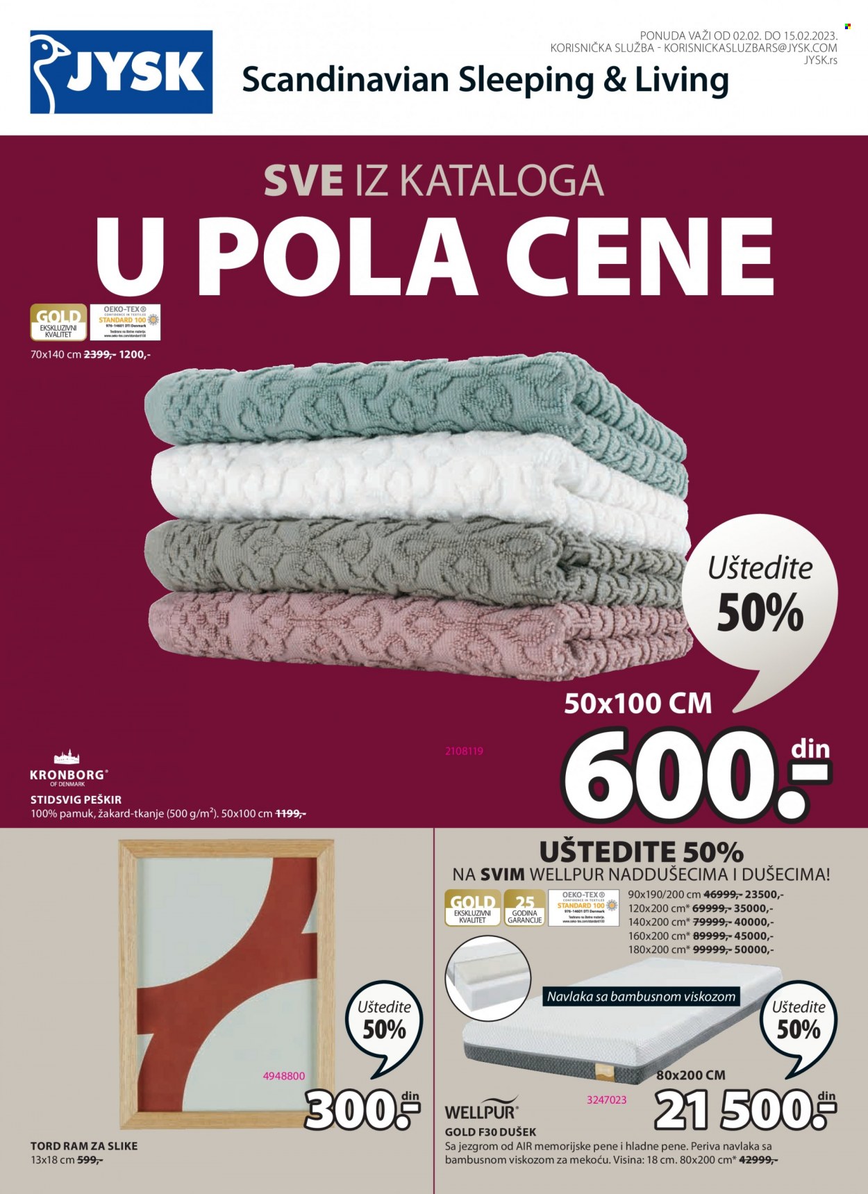JYSK katalog - 02.02.2023 - 15.02.2023. Stranica 1