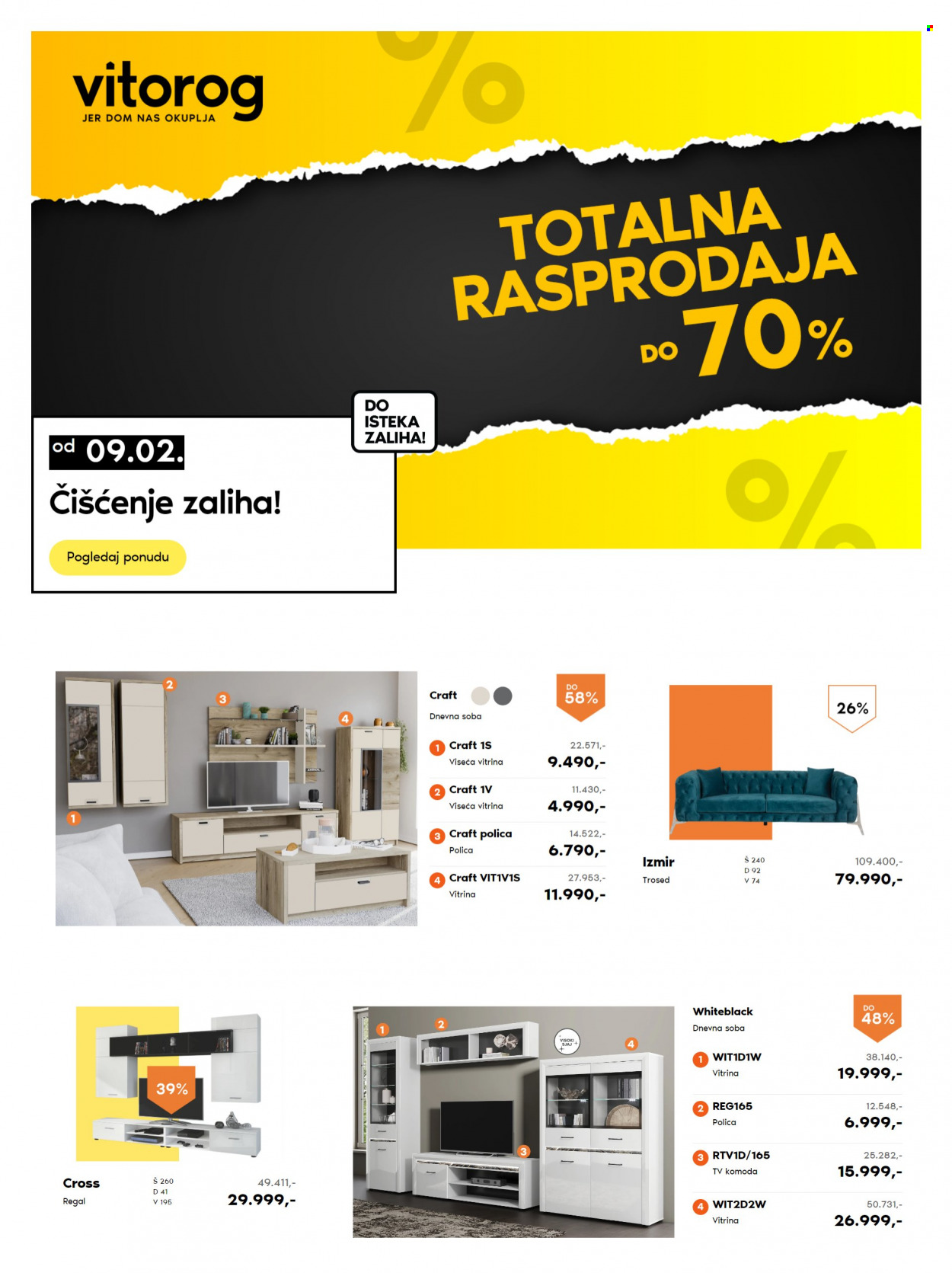 Vitorog katalog. Stranica 1