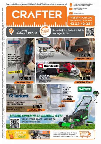 Crafter katalog - 13.02.2023 - 12.03.2023.
