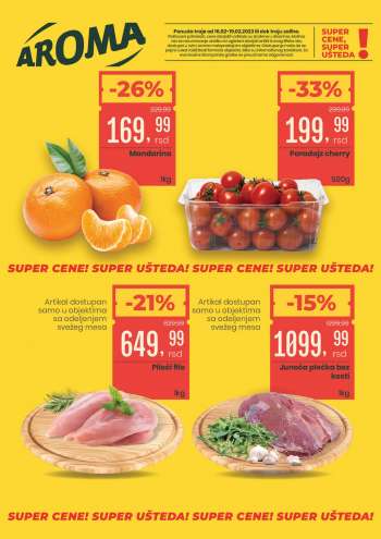 Aroma Market katalog - 16.02.2023 - 19.02.2023.